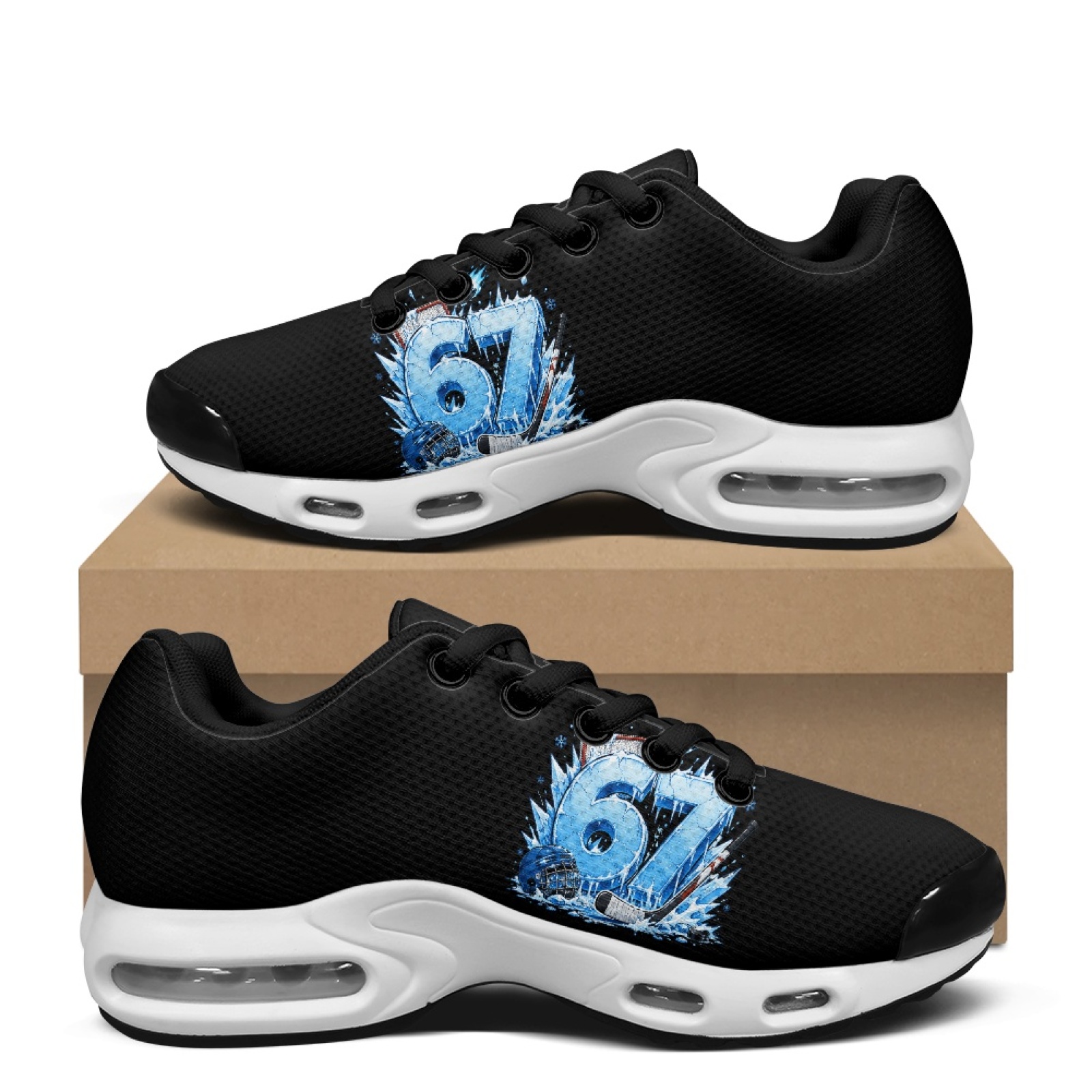 Air Cushion Jogger Shoes Men - PENSTROLL Air Cushion Mesh Jogger Athletic