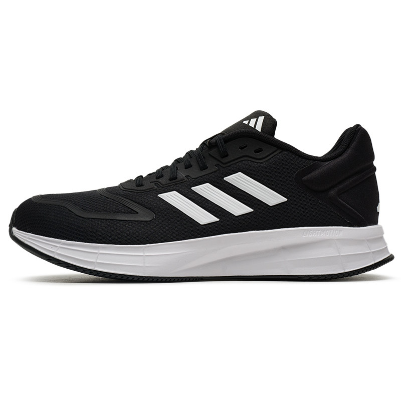 Knit Fabric Lace Up Sneakers - Adidas KJ4020 Mens Athletic Trainers Black
