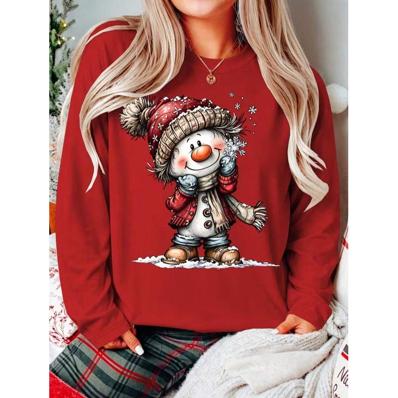 Boots - Women Cute Winter Snowman Pom Pom