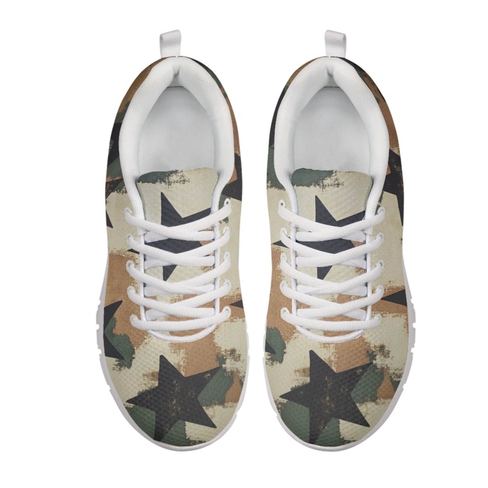 Coloranimal Vintage Star Print - đánh giá và giá Breathable Mesh Athletic Shoes