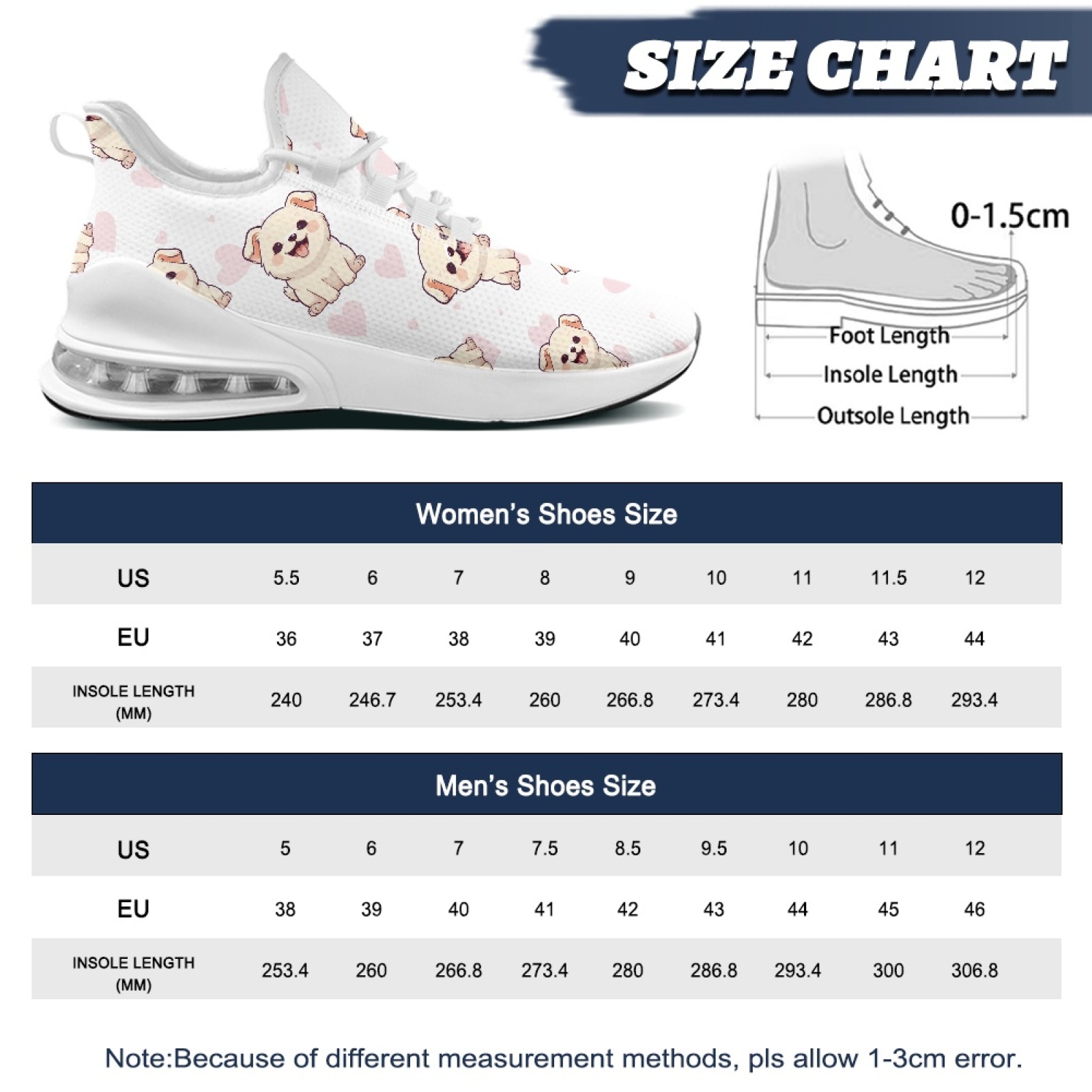 PENSTROLL Dog Pattern Breathab - đánh giá và giá Breathable Mesh Athletic Shoes