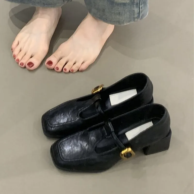 Women Square Toe T-Strap Mary  - đánh giá và giá Women'S Shoes