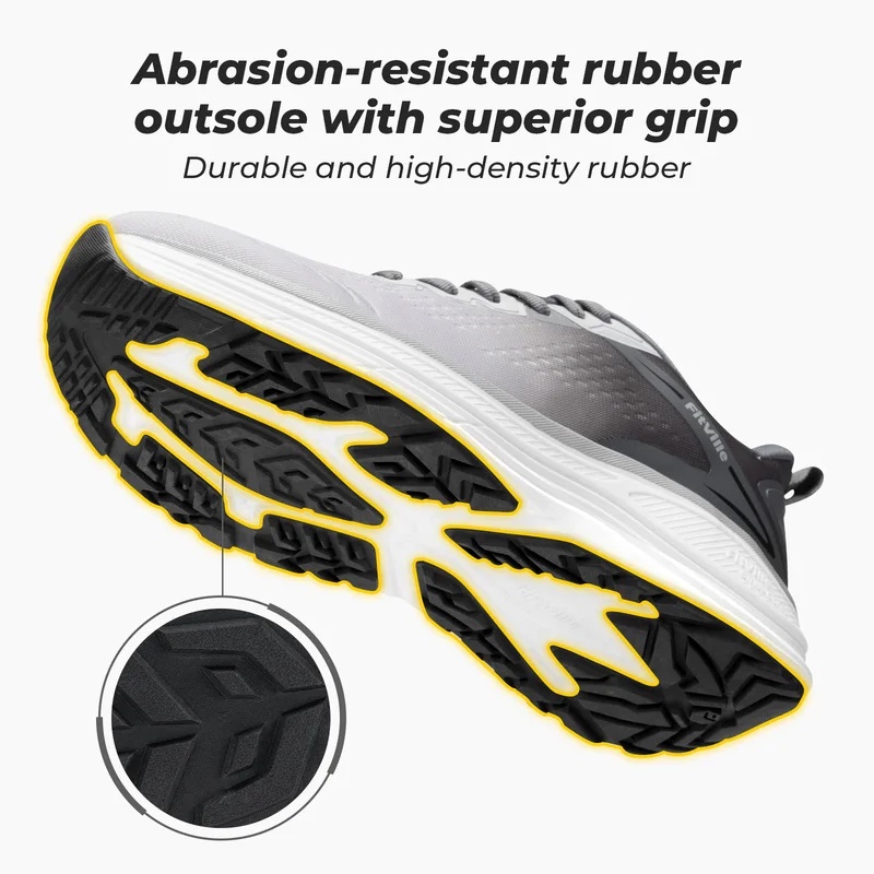 Fitville Men's Sports Sneakers - đánh giá và giá Wide Toe Box Running Sneakers