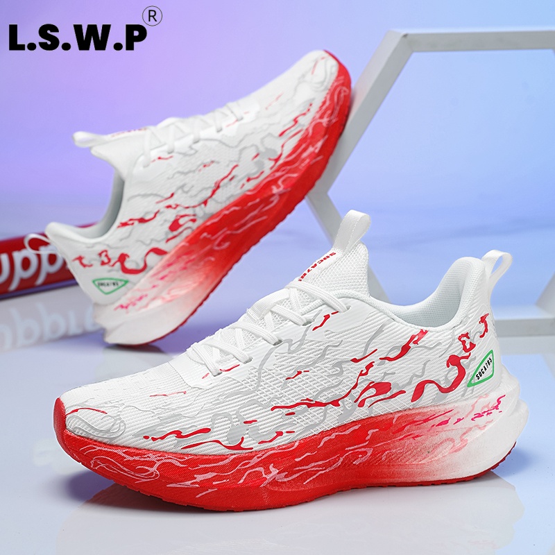 Women's sneakers, cushioned an - đánh giá và giá Knit Fabric Lace Up Sneakers