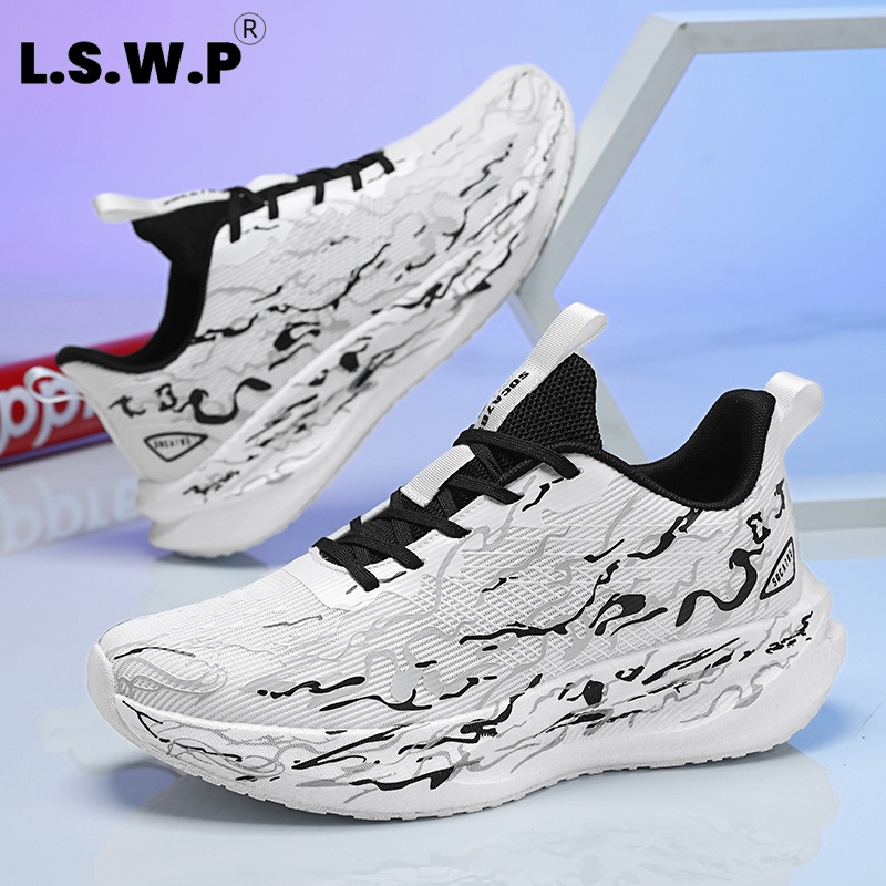 Women's sneakers, cushioned an - đánh giá và giá Knit Fabric Lace Up Sneakers