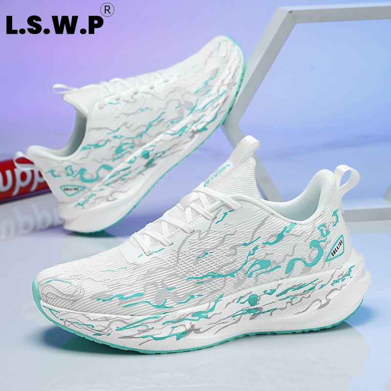 Women's sneakers, cushioned an - đánh giá và giá Knit Fabric Lace Up Sneakers