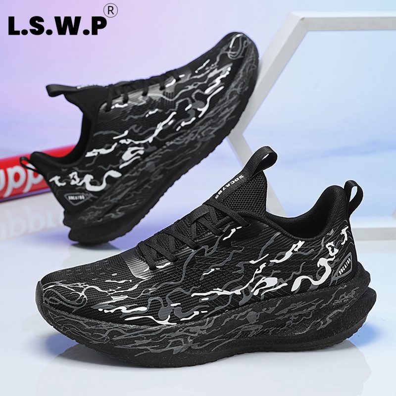 Women's sneakers, cushioned an - đánh giá và giá Knit Fabric Lace Up Sneakers