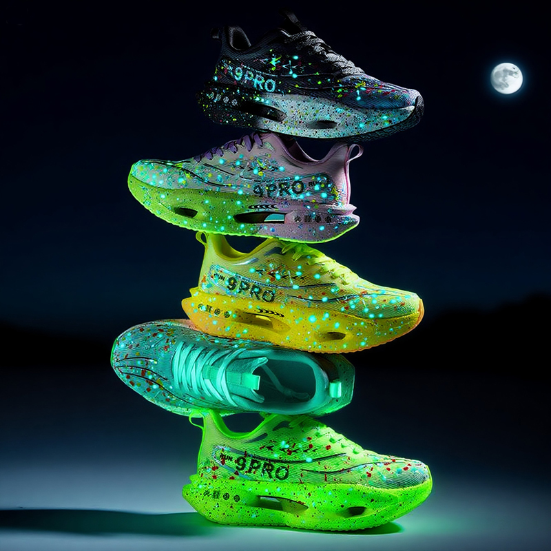 New Soft Sole Cushioning Men's - đánh giá và giá Reflective Night Running Shoes