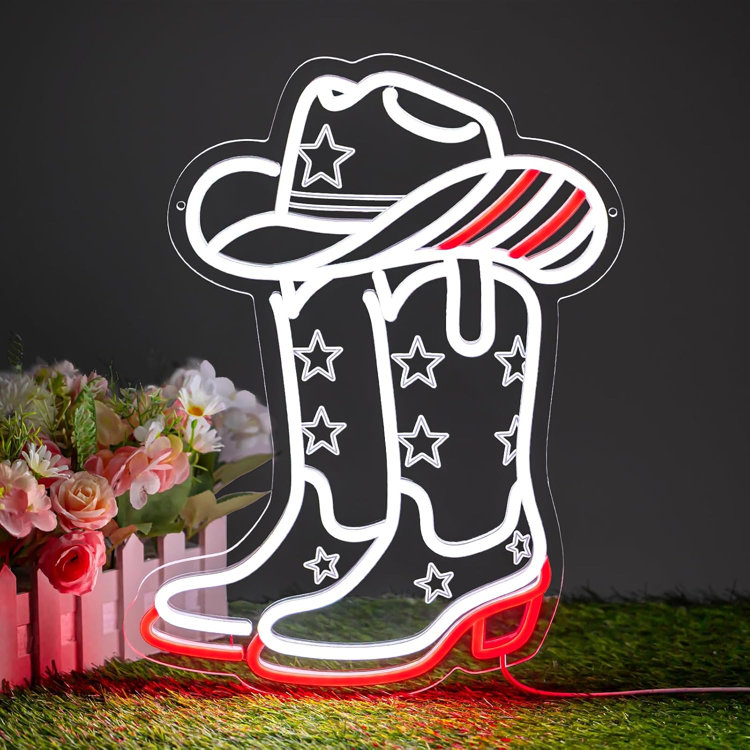 Cowboy Boots and Hat LED Neon  - đánh giá và giá Boots