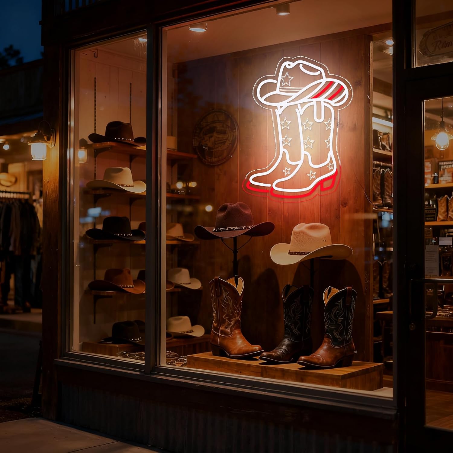 Cowboy Boots and Hat LED Neon  - đánh giá và giá Boots