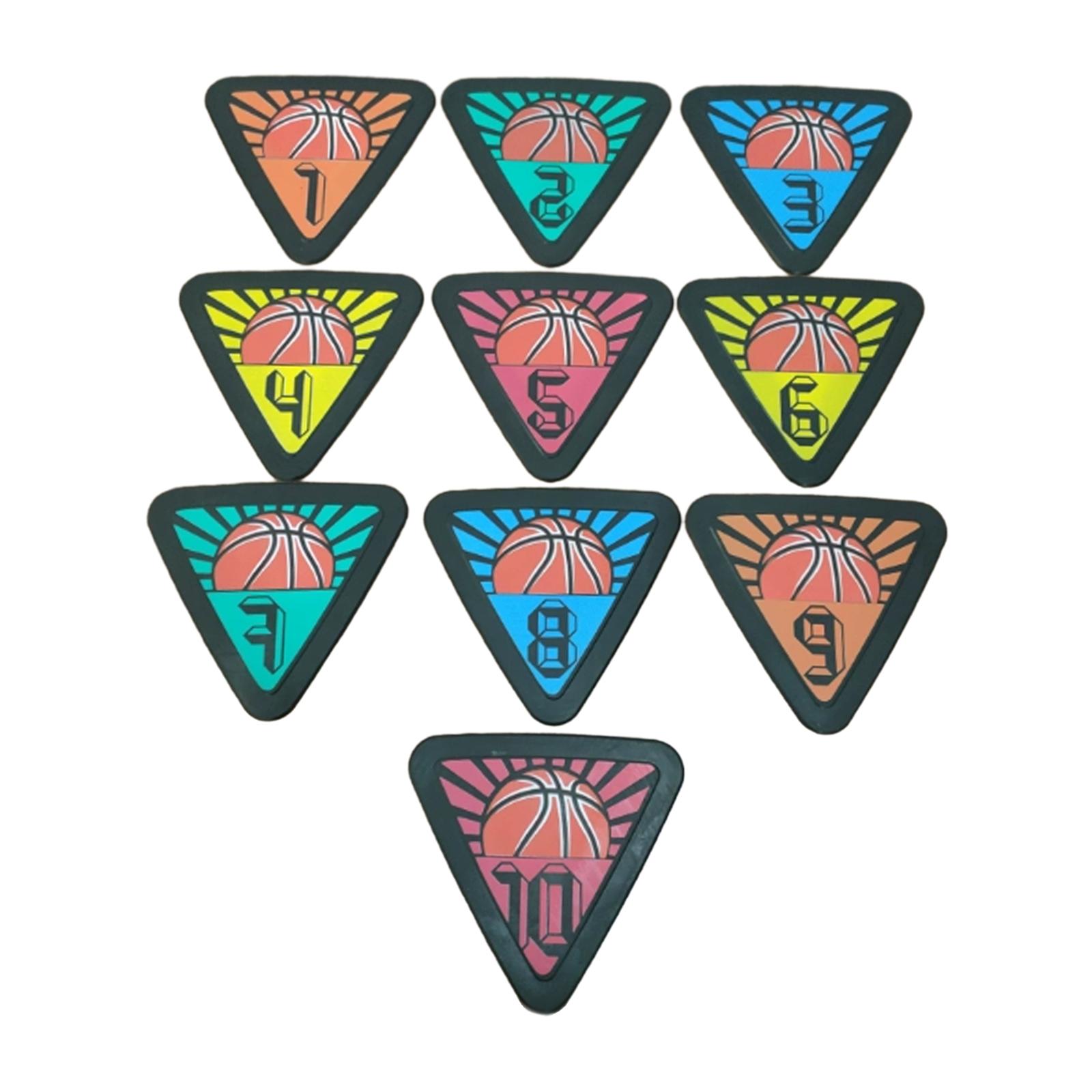 10x Numbered Floor Spot Marker - đánh giá và giá Shock Absorbing Gym Trainers