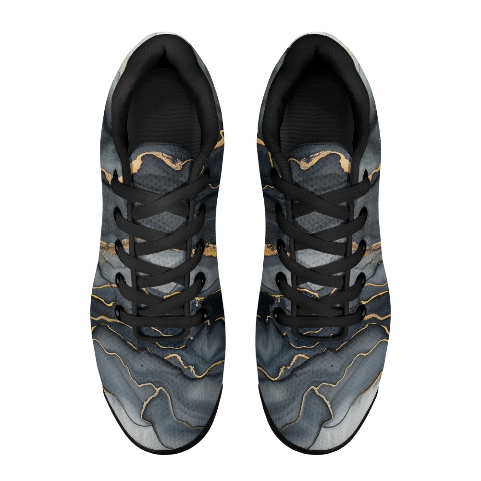 PENSTROLL Black Gold Marble Ai - đánh giá và giá Air Cushion Jogger Shoes Men